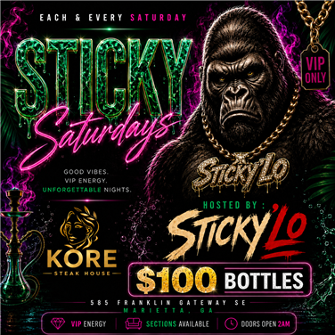 Sticky Lo Saturday’s “After Dark”