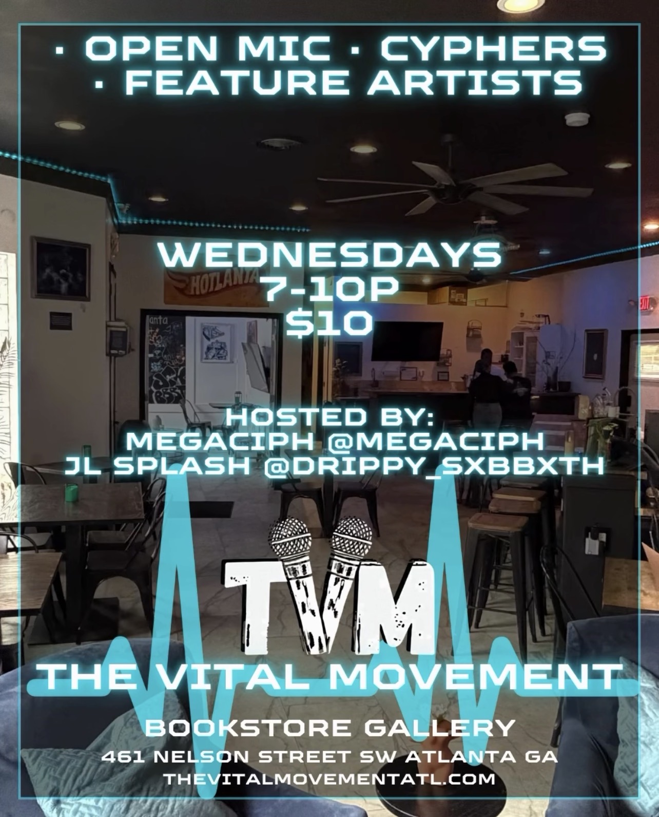 The Vital Movement Open Mic Wednesdays