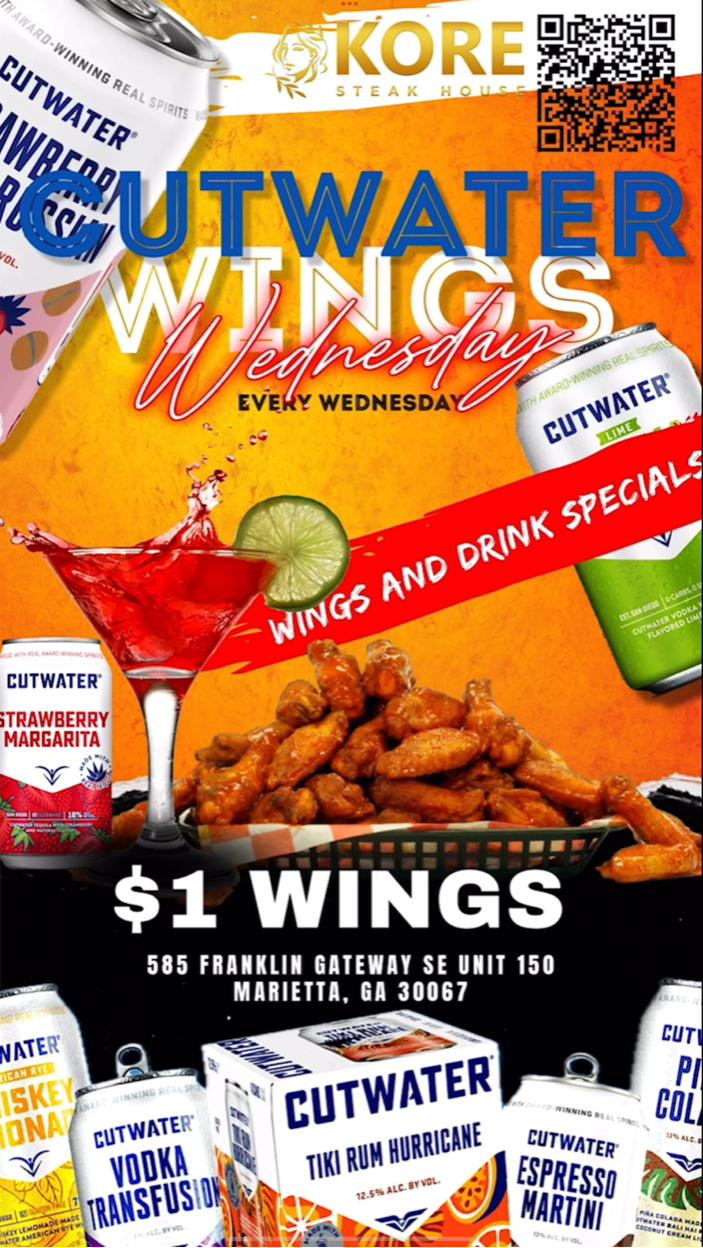 Wing Wednesday / CutWater Wednesday 