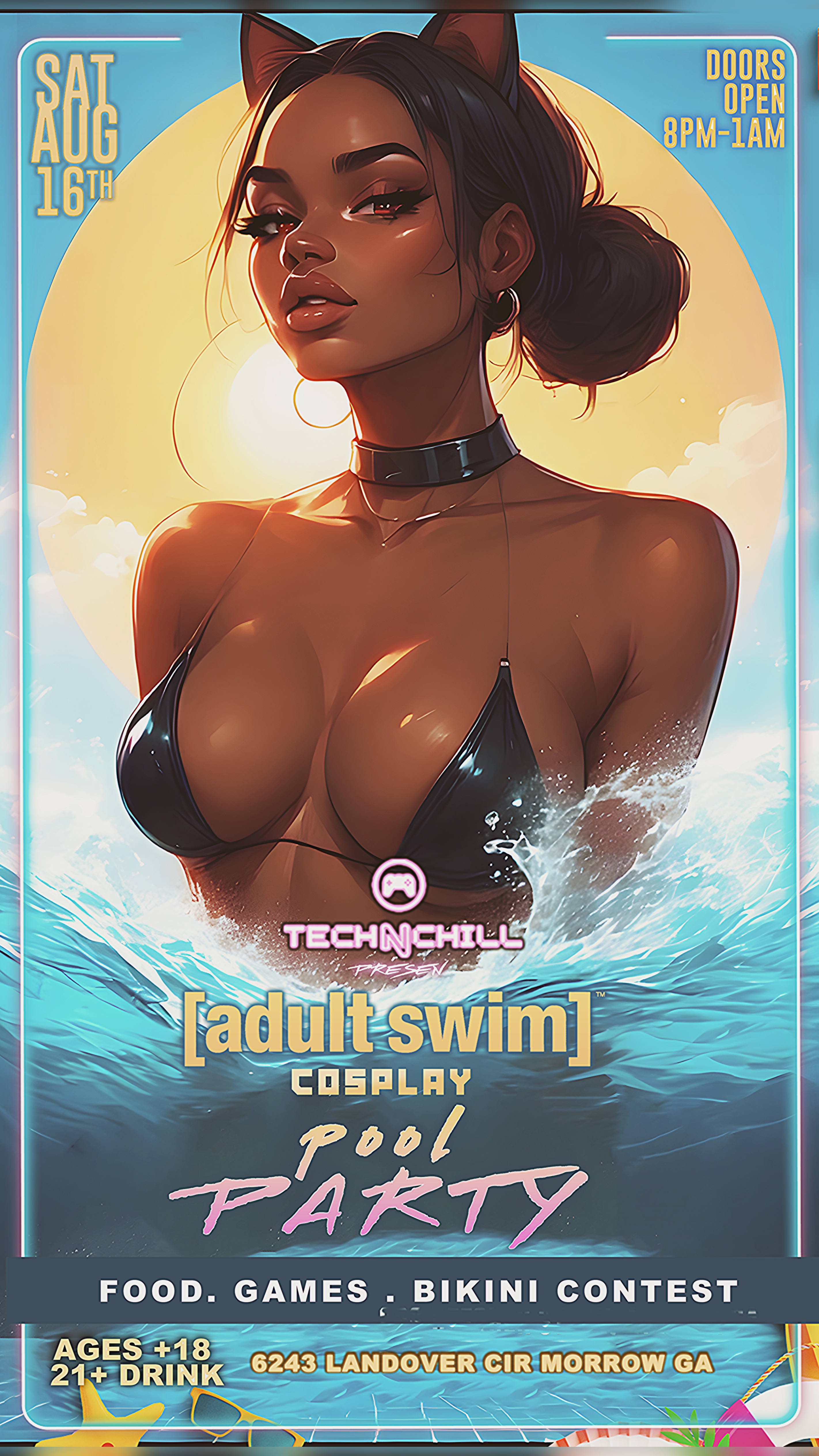Adult swim cosplay party 